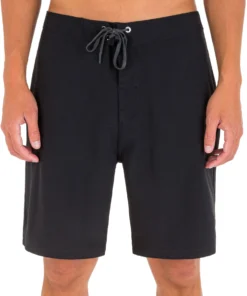 Hurley Men's One And Only Solid 20" Board Shorts For Men Black