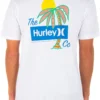 Hurley Men's Everyday Washed Welcome To Paradise Graphic T-Shirt For Men White -Deals The Tropi Trend Store unnamed file 1008