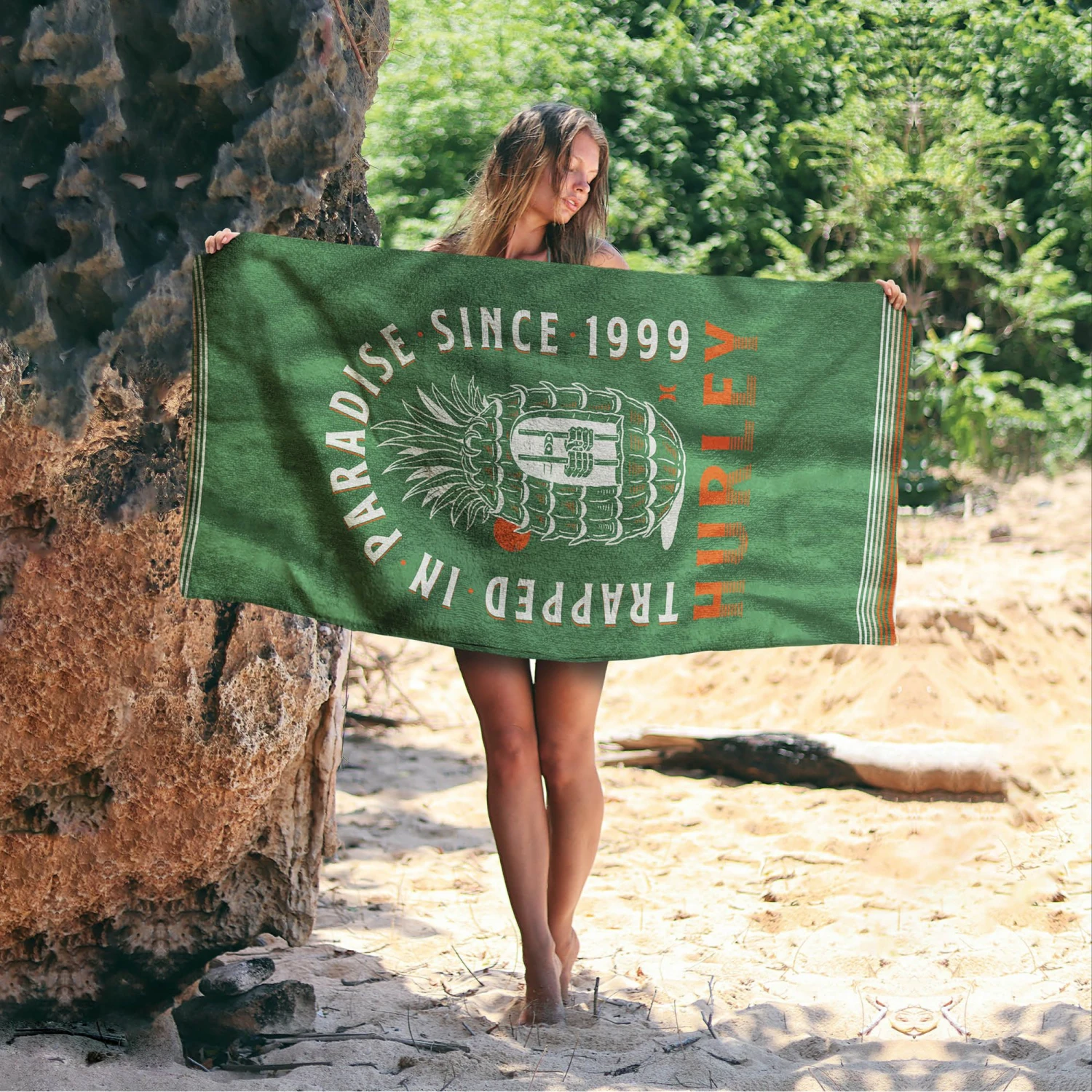 Hurley 32" X 64" GSM Print Beach Towel For Unisex 6 Hurley 32" X 64" GSM Print Beach Towel For Unisex - Image 4