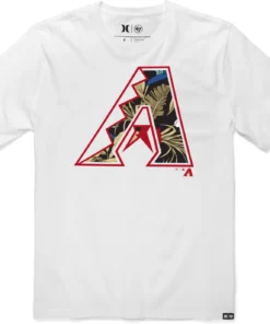 Hurley X '47 Men's Arizona Diamondbacks White T-Shirt For Men