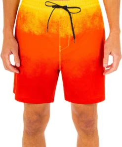 Hurley Men's Phantom Zeros Reveal Volley 17" Board Shorts For Men Tropical Twist