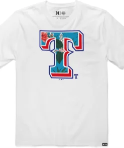 Hurley X '47 Men's Texas Rangers White T-Shirt For Men
