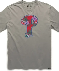 Hurley X '47 Men's Philadelphia Phillies Gray T-Shirt For Men