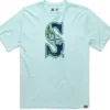 Hurley X '47 Men's Seattle Mariners Teal T-Shirt For Men