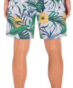 Hurley Men's Oakland Athletics Grey 17" Cannonball Board Shorts For Men -Deals The Tropi Trend Store unnamed file 1075