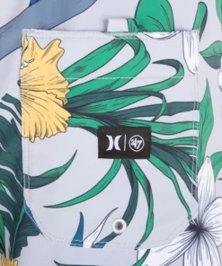 Hurley Men's Oakland Athletics Grey 17" Cannonball Board Shorts For Men -Deals The Tropi Trend Store unnamed file 1079