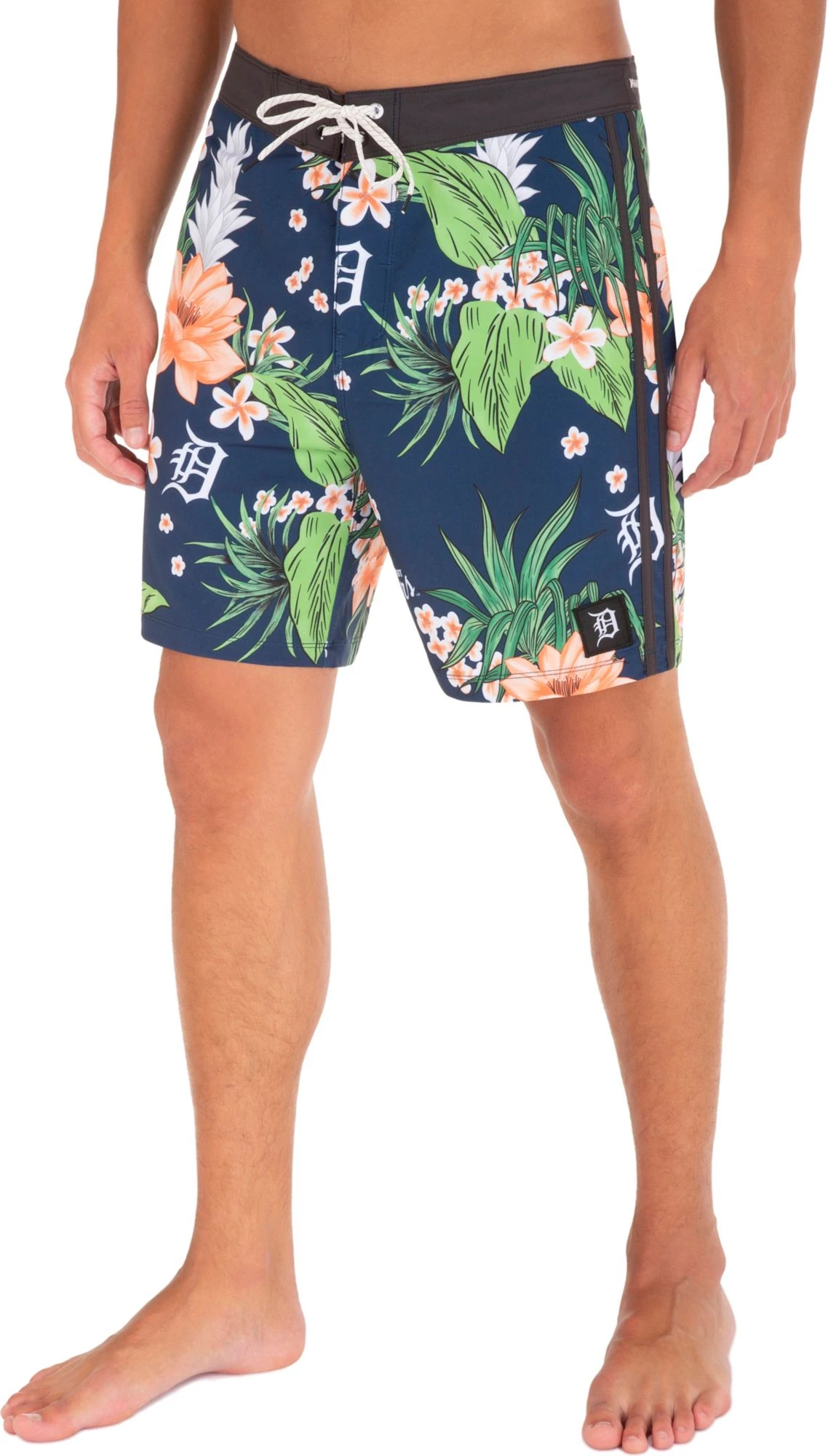 Hurley Men's Detroit Tigers Blue 20" Phantom Board Shorts For Men 3 Hurley Men's Detroit Tigers Blue 20" Phantom Board Shorts For Men