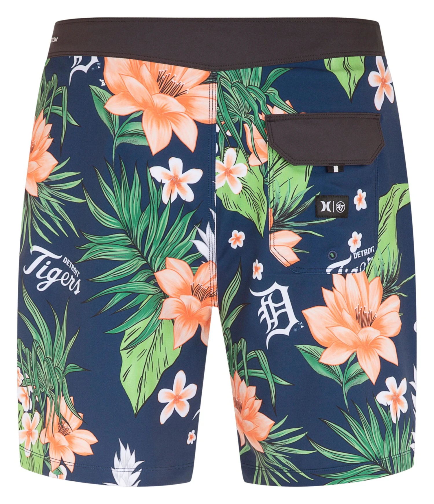 Hurley Men's Detroit Tigers Blue 20" Phantom Board Shorts For Men 8 Hurley Men's Detroit Tigers Blue 20" Phantom Board Shorts For Men - Image 6