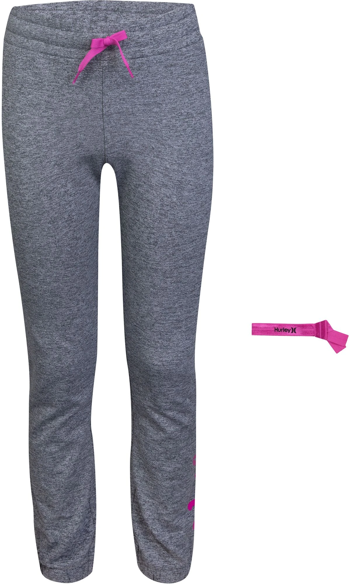 Hurley Girls' Beach Active Fleece Jogger Pants For Girls' Black 3 Hurley Girls' Beach Active Fleece Jogger Pants For Girls' Black