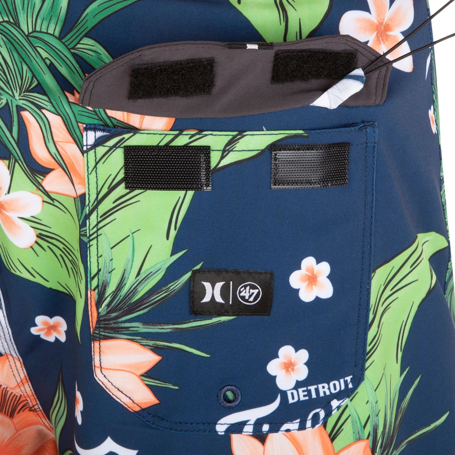 Hurley Men's Detroit Tigers Blue 20" Phantom Board Shorts For Men 9 Hurley Men's Detroit Tigers Blue 20" Phantom Board Shorts For Men - Image 7