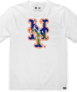 Hurley X '47 Men's New York Mets White T-Shirt For Men