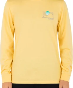 Hurley Men's Everyday Explorer The Great Outdoors Long Sleeve T-Shirt For Men Ion Grey