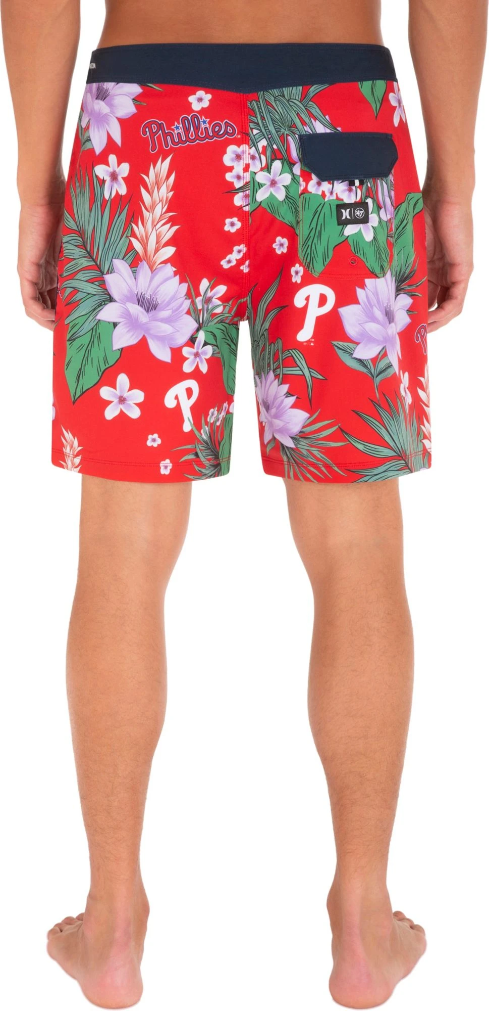 Hurley Men's Philadelphia Phillies Red 20" Phantom Board Shorts For Men 5 Hurley Men's Philadelphia Phillies Red 20" Phantom Board Shorts For Men - Image 3