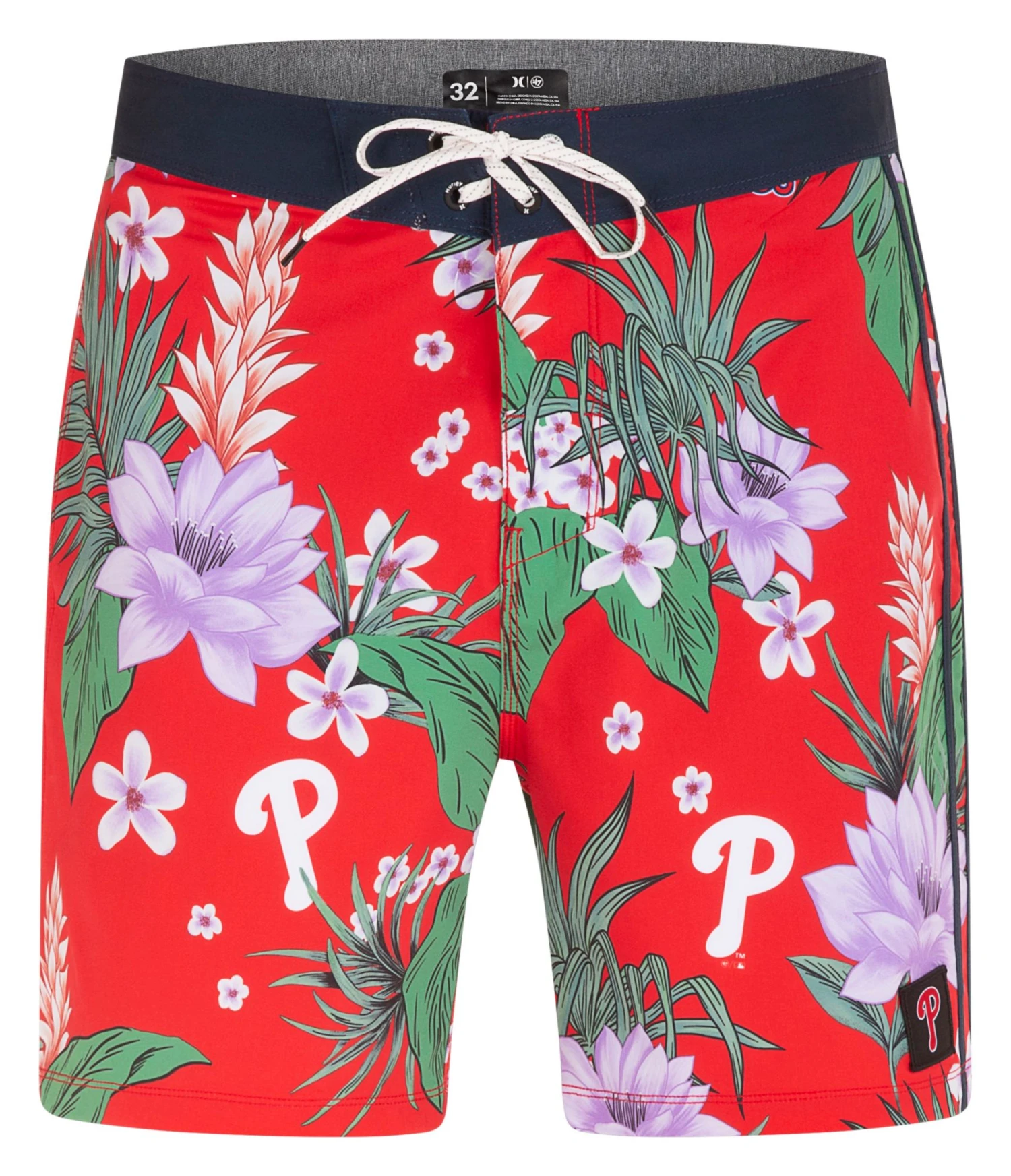 Hurley Men's Philadelphia Phillies Red 20" Phantom Board Shorts For Men 6 Hurley Men's Philadelphia Phillies Red 20" Phantom Board Shorts For Men - Image 4