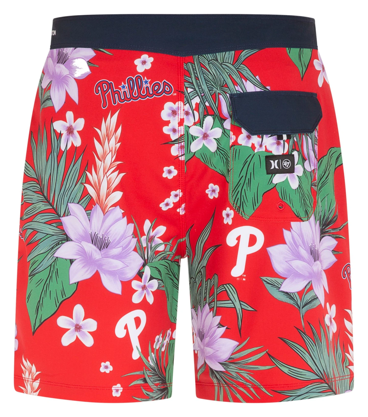Hurley Men's Philadelphia Phillies Red 20" Phantom Board Shorts For Men 8 Hurley Men's Philadelphia Phillies Red 20" Phantom Board Shorts For Men - Image 6