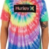 Hurley Men's Pride OAO Boxed Spiral Staple Graphic T-Shirt For Men Multi -Deals The Tropi Trend Store unnamed file 1151