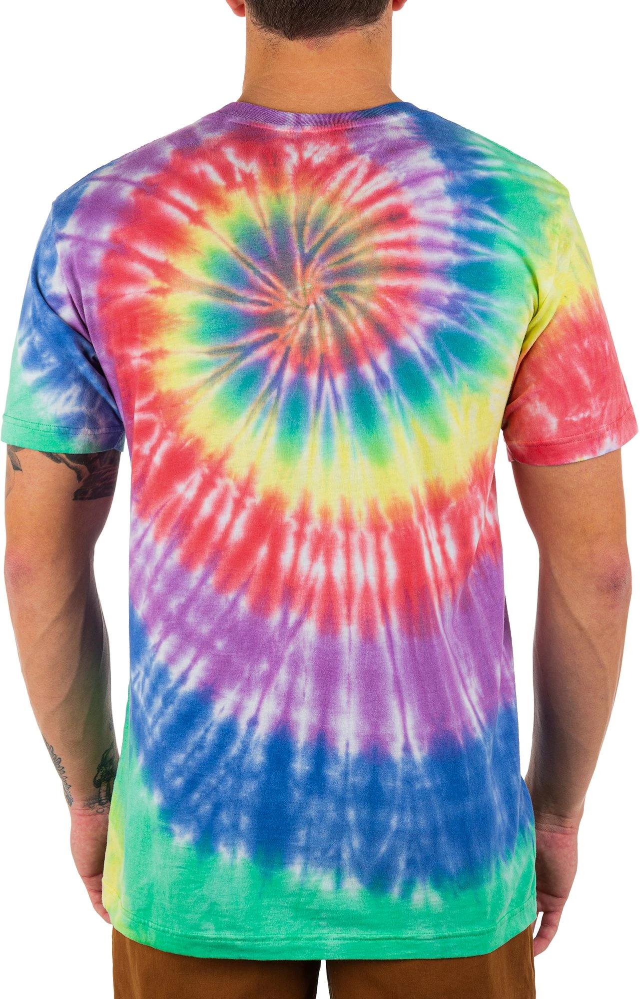 Hurley Men's Pride OAO Boxed Spiral Staple Graphic T-Shirt For Men Multi 4 Hurley Men's Pride OAO Boxed Spiral Staple Graphic T-Shirt For Men Multi - Image 2