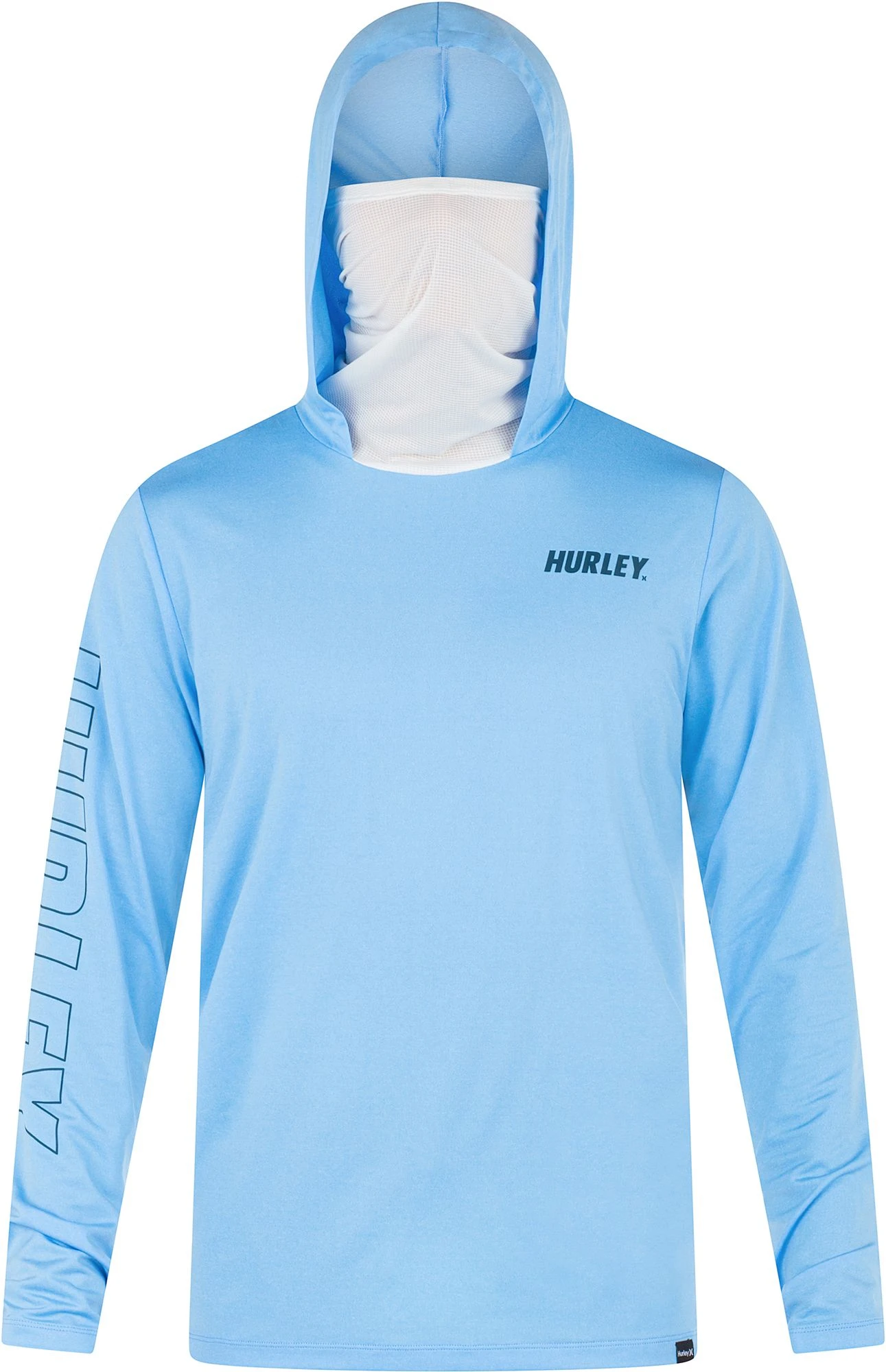 Hurley Men's H2O-Dri Atticus Fastlane UPF Long Sleeve Shirt For Men Smoke Grey 6 Hurley Men's H2O-Dri Atticus Fastlane UPF Long Sleeve Shirt For Men Smoke Grey - Image 4