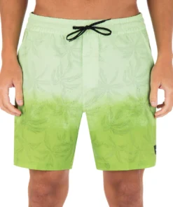 Hurley Men's Phantom Zeros 2 17" Volley Swim Shorts For Men Bright Green