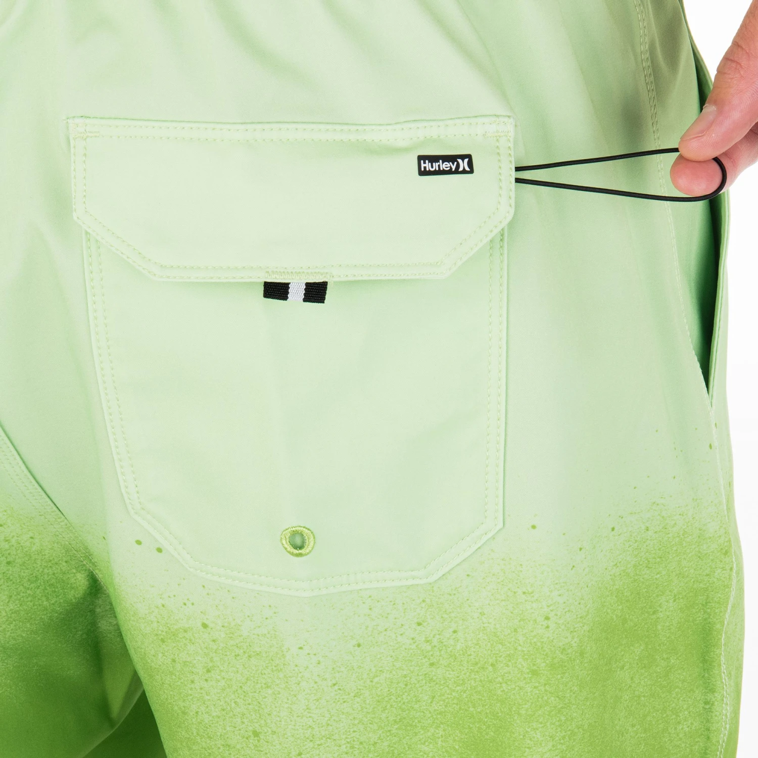 Hurley Men's Phantom Zeros 2 17" Volley Swim Shorts For Men Bright Green 6 Hurley Men's Phantom Zeros 2 17" Volley Swim Shorts For Men Bright Green - Image 4