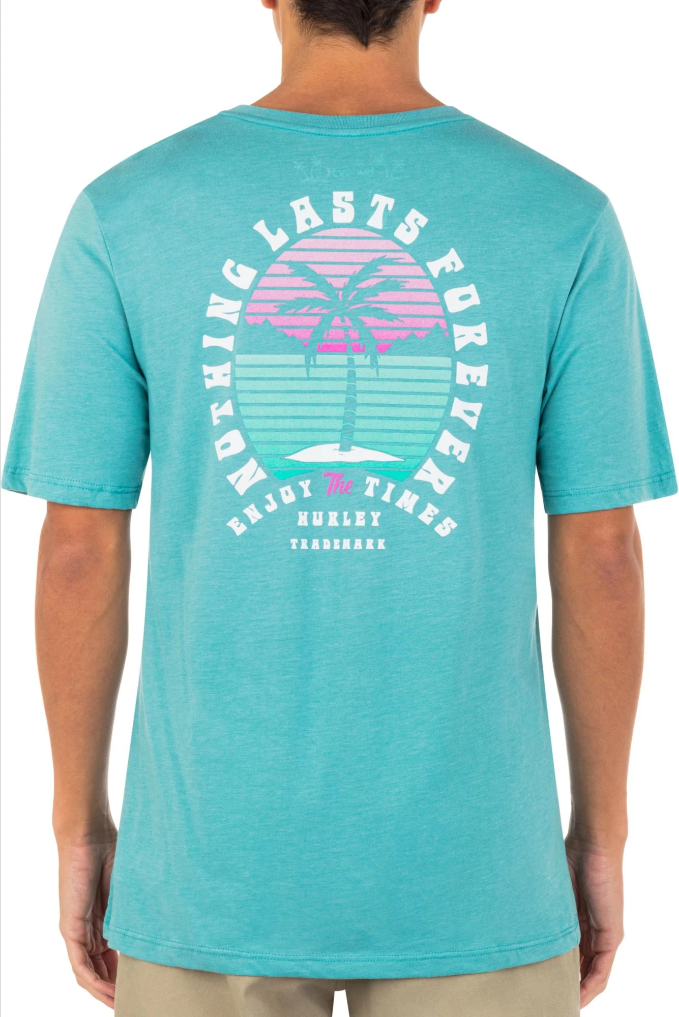 Hurley Men's Everyday Washed Nothing Lasts Forever Short Sleeve T-Shirt For Men Zion Rust 4 Hurley Men's Everyday Washed Nothing Lasts Forever Short Sleeve T-Shirt For Men Zion Rust - Image 2