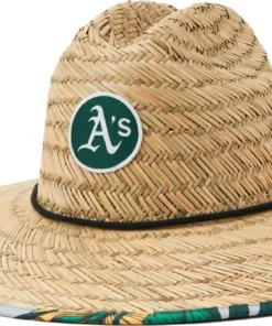 Hurley X '47 Men's Oakland Athletics Tan Panama Hat For Men