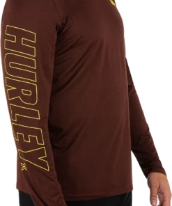 Hurley Men's H2O-Dri Easton Fastlane UPF Long Sleeve Rashguard For Men Redstone -Deals The Tropi Trend Store unnamed file 1210