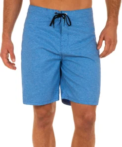 Hurley Men's One & Only Cross Dye 20'' Volley Swim Shorts For Men Pacific Blue