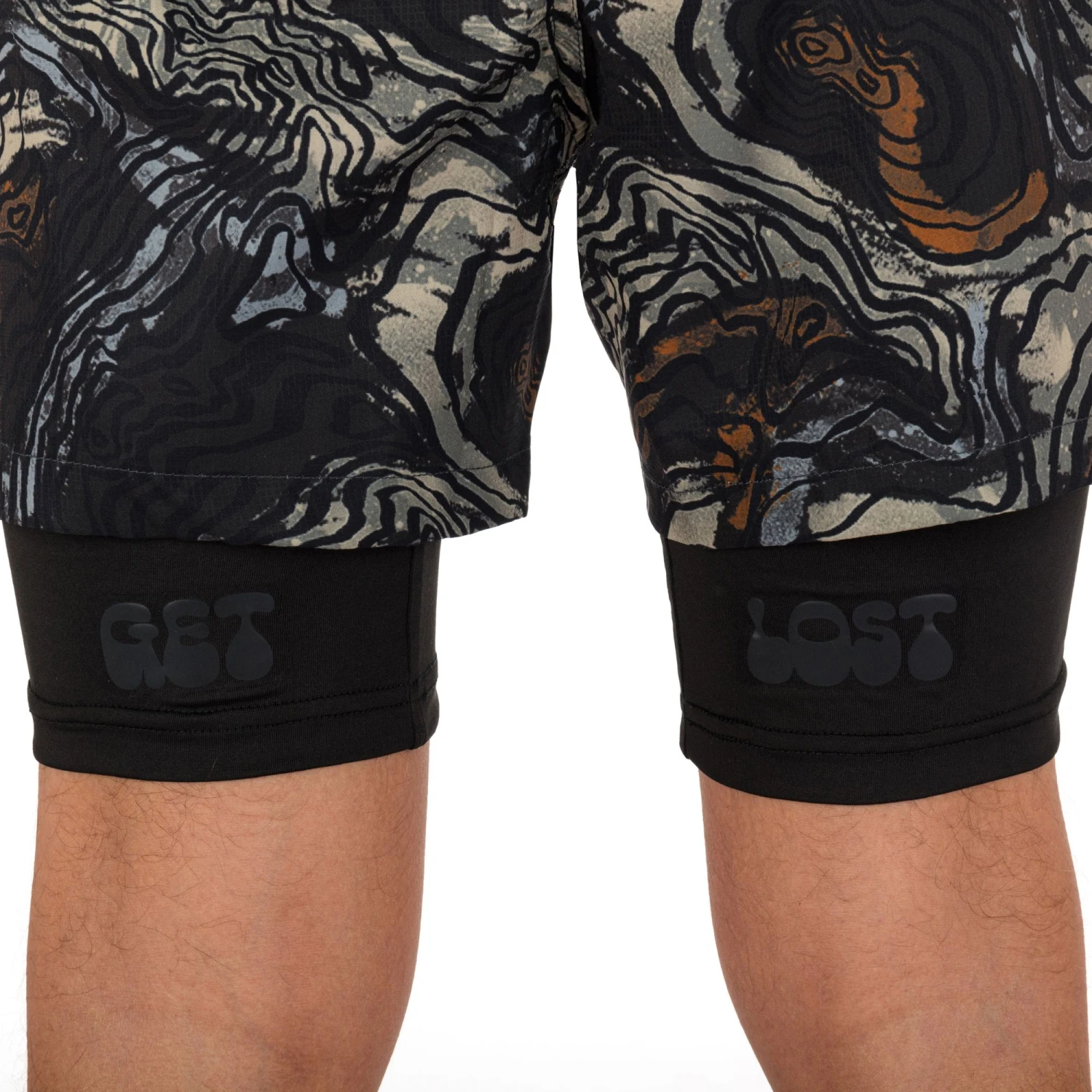 Hurley Men's H20-DRI Trek II Get Lost Combo 15.5" Shorts For Men Black 5 Hurley Men's H20-DRI Trek II Get Lost Combo 15.5" Shorts For Men Black - Image 4