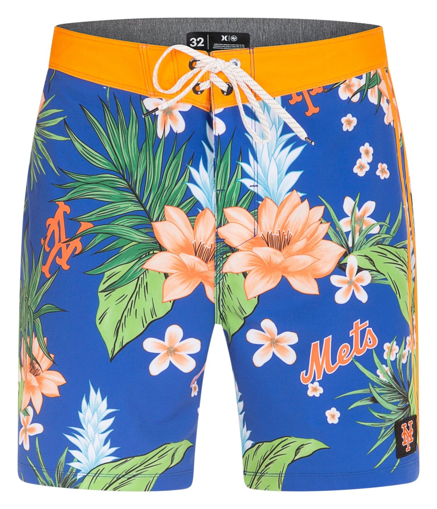 Hurley Men's New York Mets Blue 20" Phantom Board Shorts For Men 6 Hurley Men's New York Mets Blue 20" Phantom Board Shorts For Men - Image 4