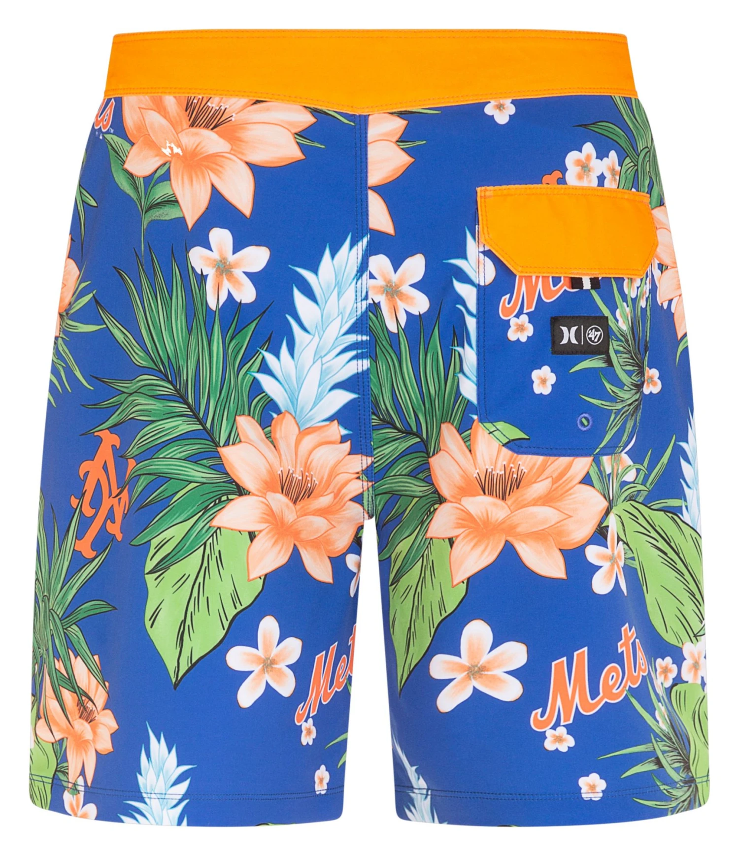 Hurley Men's New York Mets Blue 20" Phantom Board Shorts For Men 8 Hurley Men's New York Mets Blue 20" Phantom Board Shorts For Men - Image 6