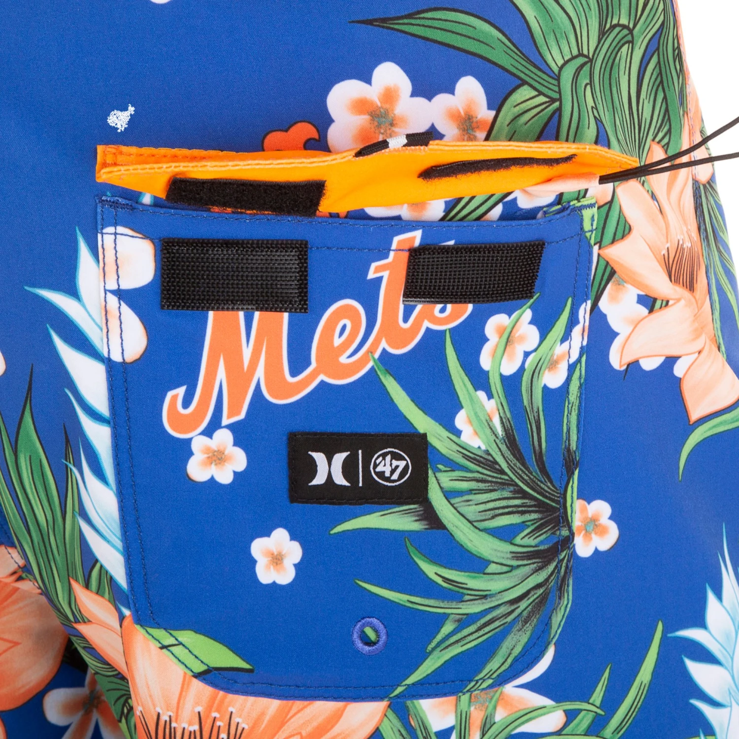 Hurley Men's New York Mets Blue 20" Phantom Board Shorts For Men 9 Hurley Men's New York Mets Blue 20" Phantom Board Shorts For Men - Image 7