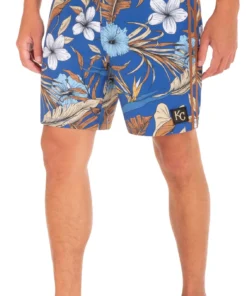 Hurley Men's Kansas City Royals Blue 20" Phantom Board Shorts For Men