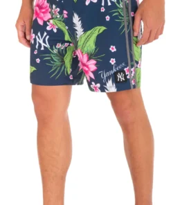 Hurley Men's New York Yankees Blue 20" Phantom Board Shorts For Men