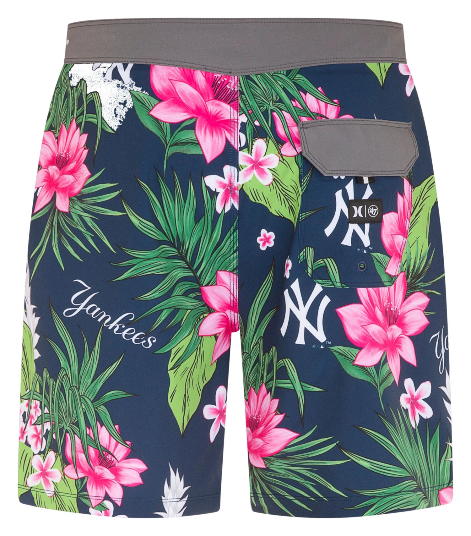 Hurley Men's New York Yankees Blue 20" Phantom Board Shorts For Men 8 Hurley Men's New York Yankees Blue 20" Phantom Board Shorts For Men - Image 6