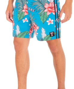 Hurley X '47 Men's Texas Rangers Blue 20" Phantom Board Shorts For Men