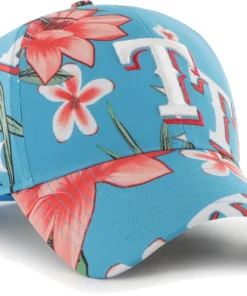 Hurley X '47 Men's Texas Rangers Blue Paradise MVP Adjustable Hat For Men