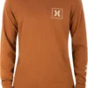 Hurley Men's Everyday Washed One And Only Icon Long Sleeve T-Shirt For Men Ale Brown -Deals The Tropi Trend Store unnamed file 1318