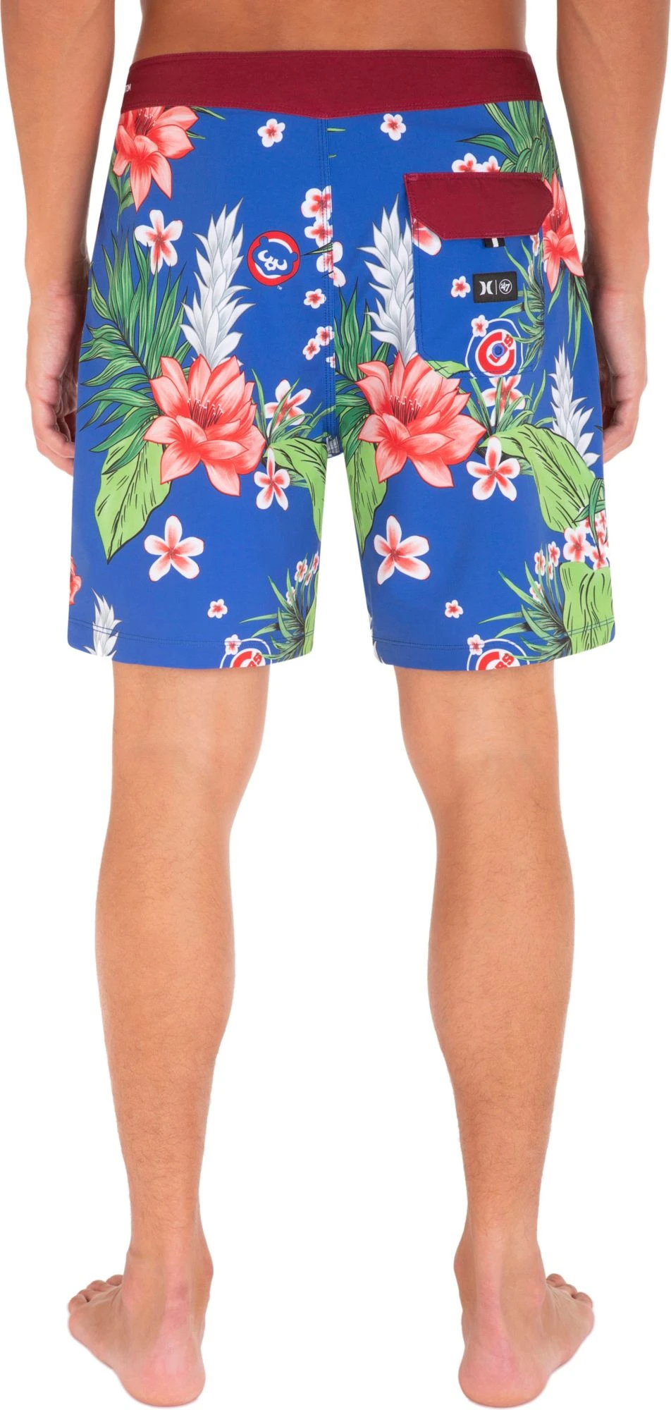 Hurley Men's Chicago Cubs Blue 20" Phantom Board Shorts For Men 5 Hurley Men's Chicago Cubs Blue 20" Phantom Board Shorts For Men - Image 3
