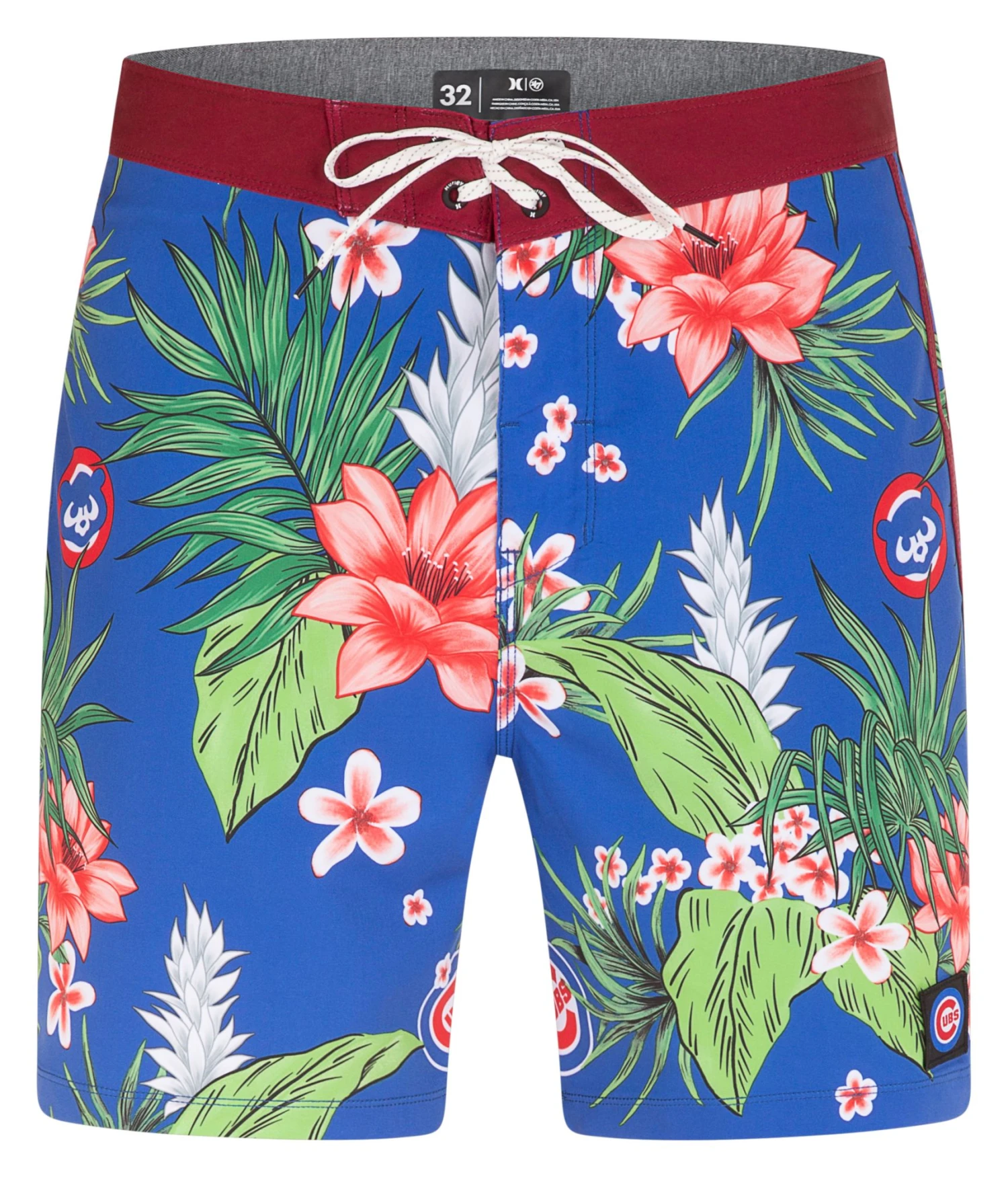 Hurley Men's Chicago Cubs Blue 20" Phantom Board Shorts For Men 6 Hurley Men's Chicago Cubs Blue 20" Phantom Board Shorts For Men - Image 4