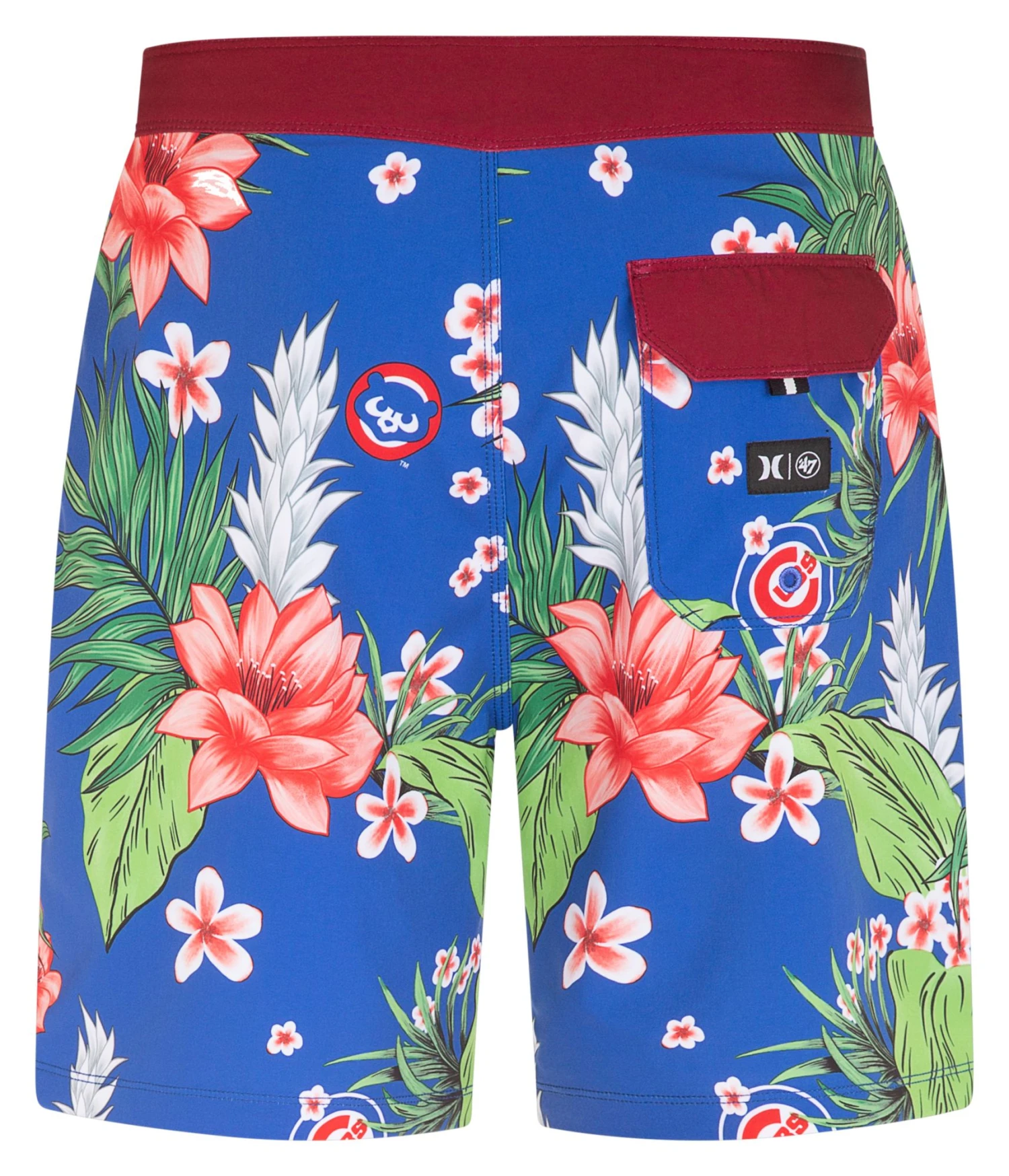 Hurley Men's Chicago Cubs Blue 20" Phantom Board Shorts For Men 8 Hurley Men's Chicago Cubs Blue 20" Phantom Board Shorts For Men - Image 6