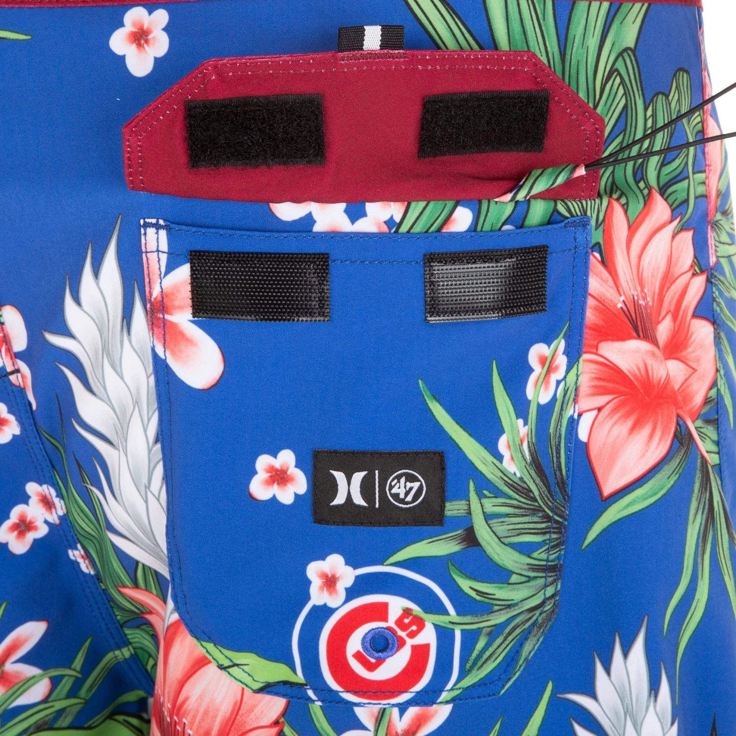 Hurley Men's Chicago Cubs Blue 20" Phantom Board Shorts For Men 9 Hurley Men's Chicago Cubs Blue 20" Phantom Board Shorts For Men - Image 7