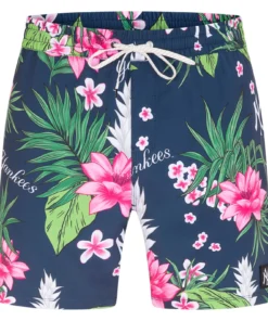 Hurley Men's New York Yankees Blue 17" Cannonball Board Shorts For Men -Deals The Tropi Trend Store unnamed file 1334