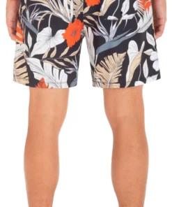 Hurley Men's San Francisco Giants Black 17" Cannonball Board Shorts For Men -Deals The Tropi Trend Store unnamed file 1340