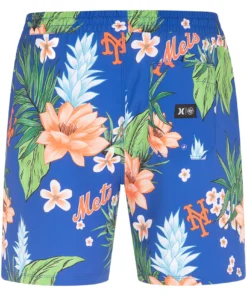 Hurley Men's New York Mets Blue 17" Cannonball Board Shorts For Men -Deals The Tropi Trend Store unnamed file 1349