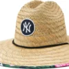 Hurley X '47 Men's New York Yankees Tan Panama Hat For Men
