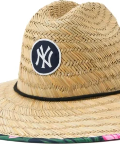 Hurley X '47 Men's New York Yankees Tan Panama Hat For Men