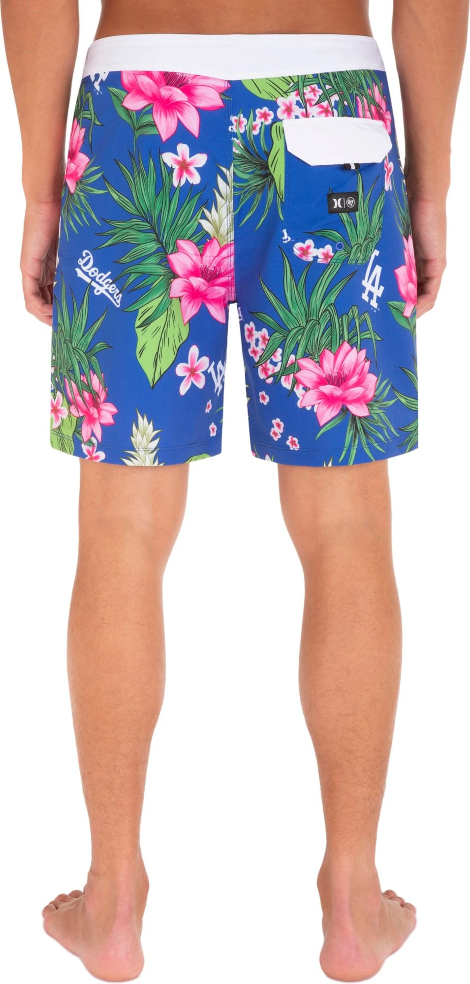 Hurley X '47 Men's Los Angeles Dodgers Blue 20" Phantom Board Shorts For Men 5 Hurley X '47 Men's Los Angeles Dodgers Blue 20" Phantom Board Shorts For Men - Image 3