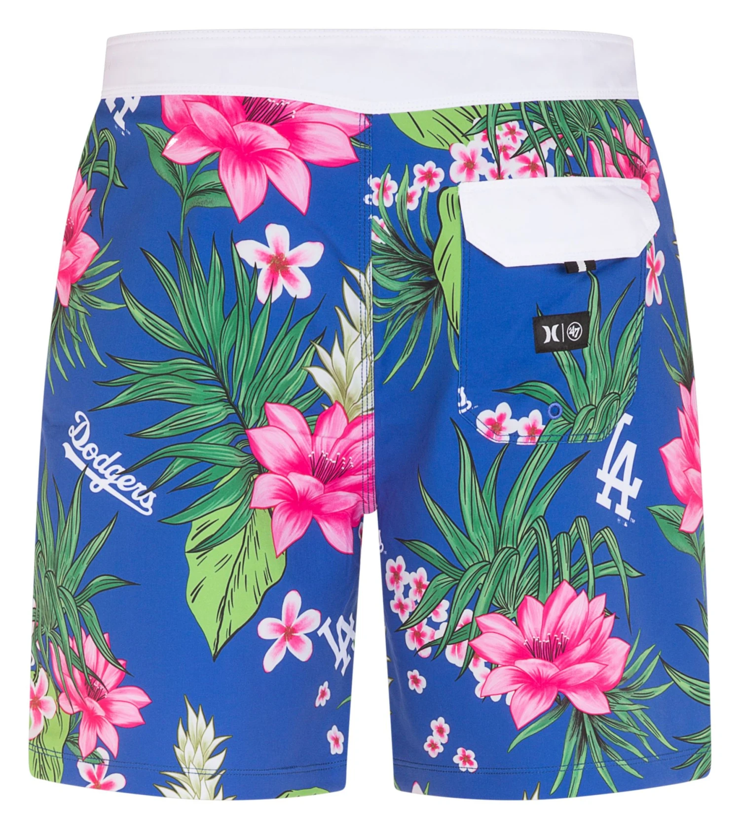Hurley X '47 Men's Los Angeles Dodgers Blue 20" Phantom Board Shorts For Men 7 Hurley X '47 Men's Los Angeles Dodgers Blue 20" Phantom Board Shorts For Men - Image 5