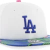 Hurley X '47 Men's Los Angeles Dodgers White Captain Snapback Adjustable Hat For Men -Deals The Tropi Trend Store unnamed file 1369